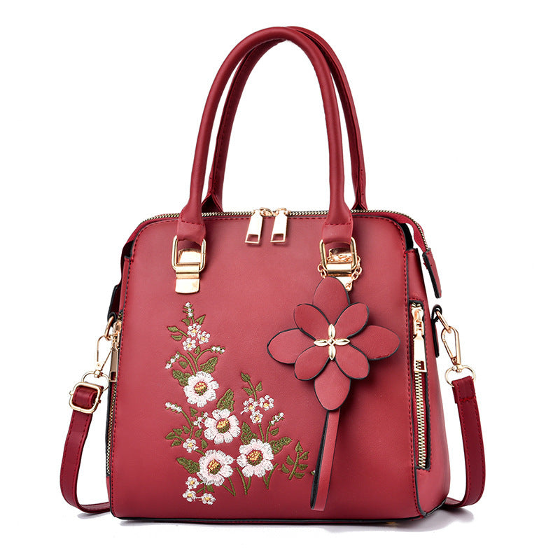 Fashion Flowers Embroidered Handbag Women Shoulder Messenger Bags Fashion Flowers Embroidered Handbag Women Shoulder Messenger Bags
